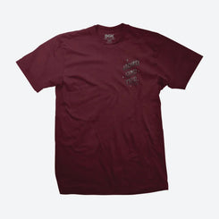 DGK Dreams Come True Tee Burgundy - Skatewarehouse.co.uk
