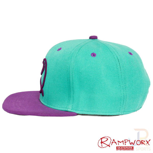 Rampworx Snapbacks LE 97.3 - Teal / Teal / Purple