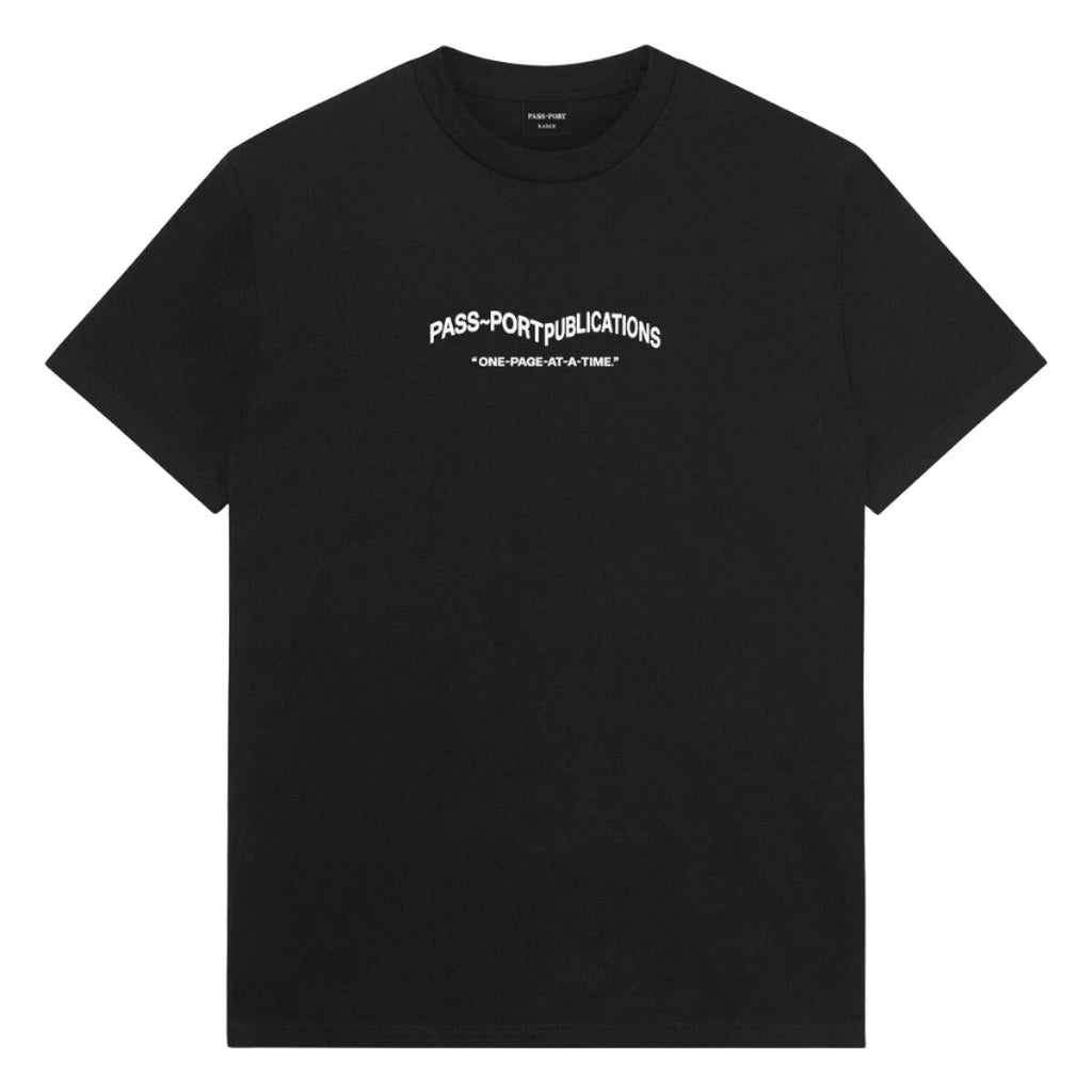 Pass~Port Publish Tee (Black) - M