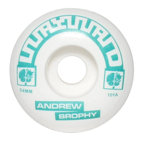 Wayward Classic Pro - Andrew Brophy (White / Green) Skateboard Wheels - 54mm