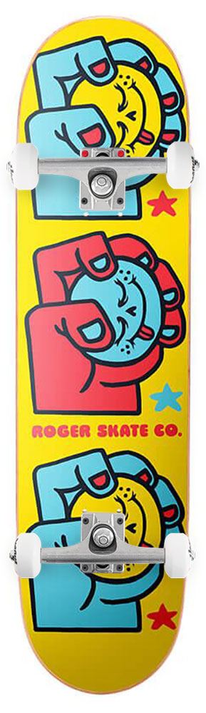 Roger Roger Squeeze High Concave Square Roger x Venom Custom Complete Skateboard - 8.375