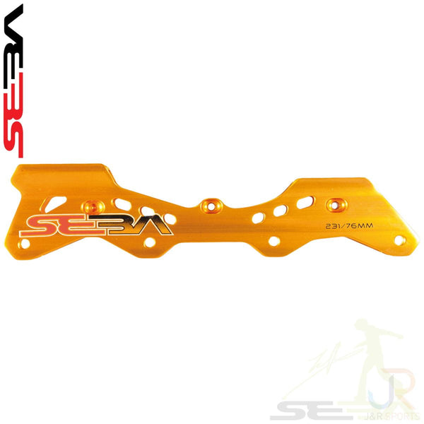 Seba '14 Deluxe Frame 243mm inc Axles / Spacers - Orange Accessories