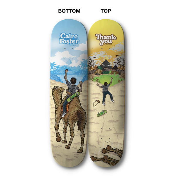 Thank You x Cairo Foster 'Marage' Guest Model Skateboard Deck - 8.0