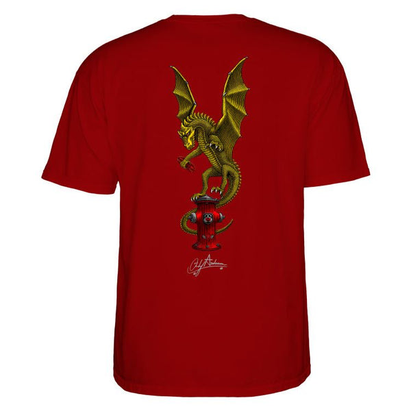 Powell-Peralta Andy Anderson Vajra Tee Garnet - L