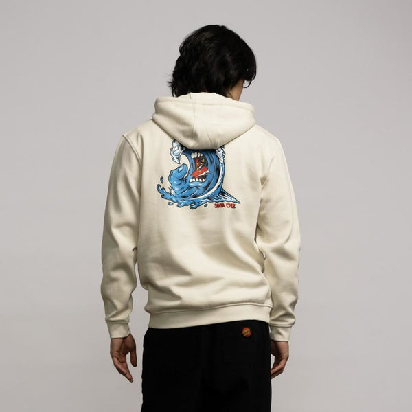 Santa Cruz Hood Screaming Wave - Light Grey - Skatewarehouse.co.uk