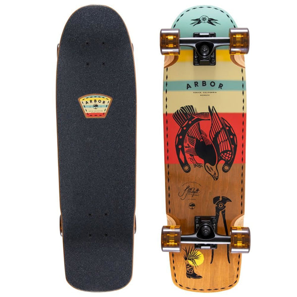 Arbor Cruiser Complete Jess Mudgett Pilsner Complete Longboard - 8.25