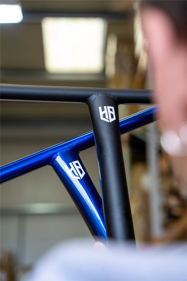 CORE Halfbarz V2 Titanium Scooter Bars 680mm SCS/HIC - Black/Raw - Skatewarehouse.co.uk