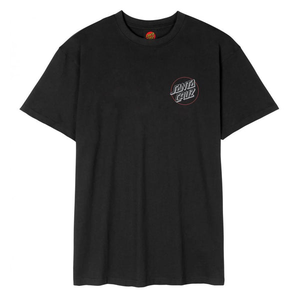 Santa Cruz T-Shirt Wooten Duo T-Shirt - Black - Skatewarehouse.co.uk