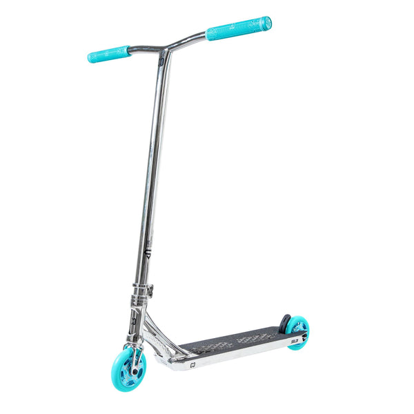 CORE SL3 Complete Stunt Scooter - Chrome/Teal - Skatewarehouse.co.uk