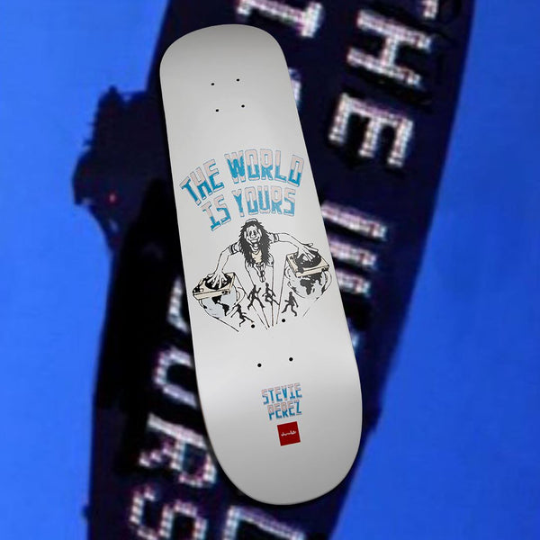 Chocolate World Is Yours Stevie Perez Skateboard Deck - 8.4
