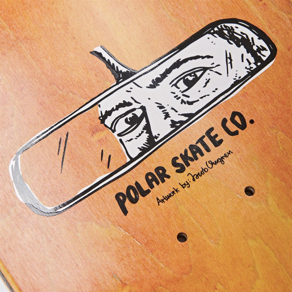 Polar Skate Co OSKAR ROZENBERG - Drivers License (Grey) Skateboard Deck - 7.875