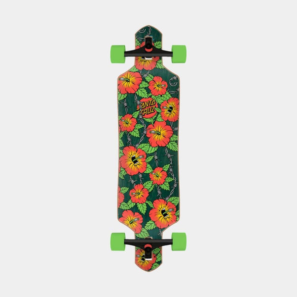 Santa Cruz Longboard Complete Screaming Hibiscus Drop Thru