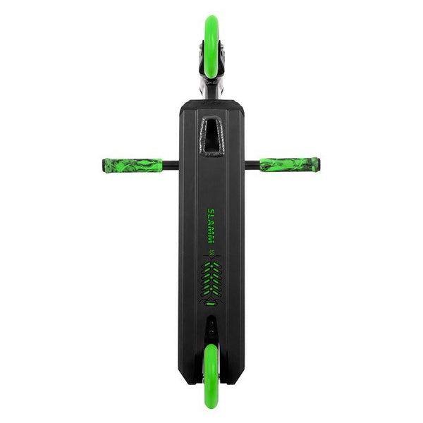 Slamm Classic Mini Stunt Scooter - One Size Green Bundle