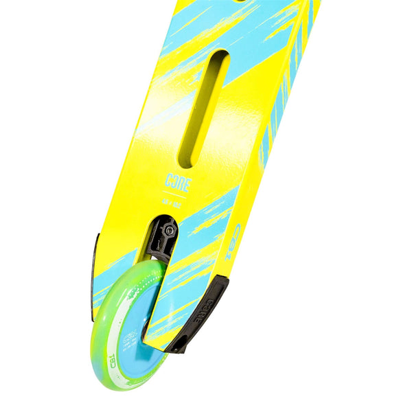 CORE CB1 Complete Scooter - Highlighter Yellow / Blue