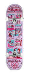 Drawing Boards The Art of Wooden Romance x Venom Custom Complete Skateboard - 7.75"
