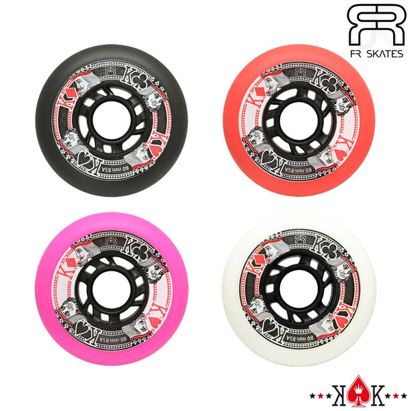 FR Street KINGS Wheels - Red - 80mm (Set of 4)