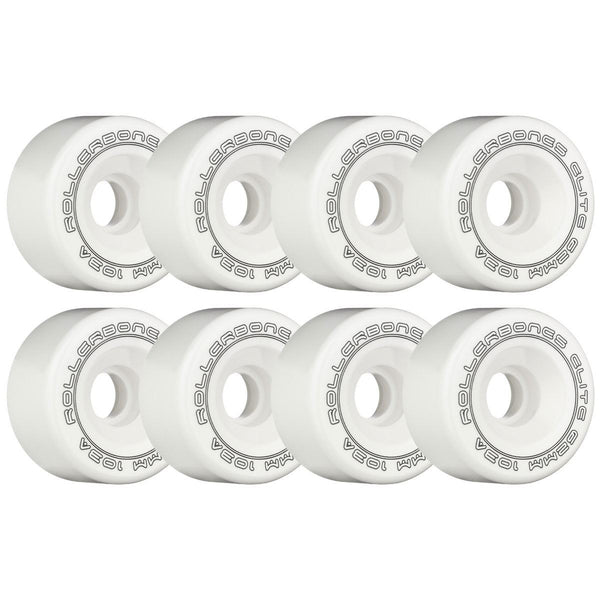 Rollerbones - Art Elite Comp White (8) - / 103a Skateboard Wheels - 62mm
