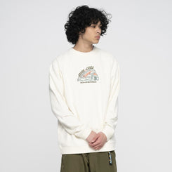 Santa Cruz Crew Retreat Crew - Unbleached Cotton - Skatewarehouse.co.uk