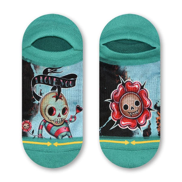 Merge4 Caia Koopman Love U No Show Lite Socks - Skatewarehouse.co.uk