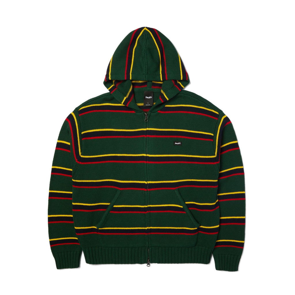 HUF Banks FZ Striped Hoodie (Sycamore)