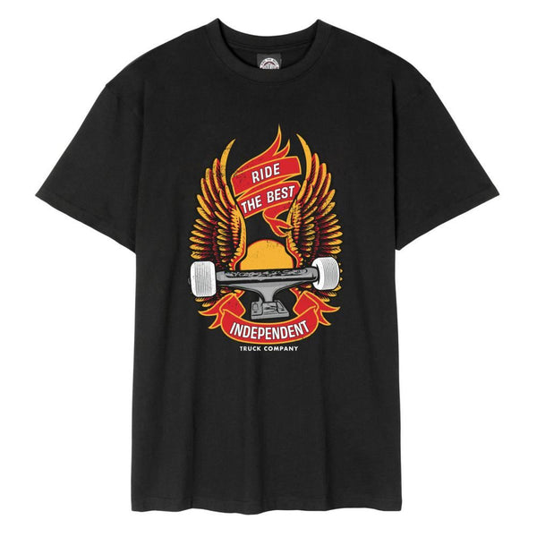 Independent T-Shirt Ride Free - Black - Skatewarehouse.co.uk