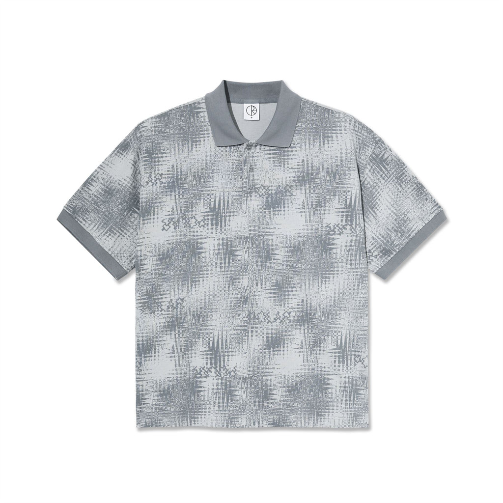 Polar Skate Co Surf Polo Shirt | Scribble (Silver) - S