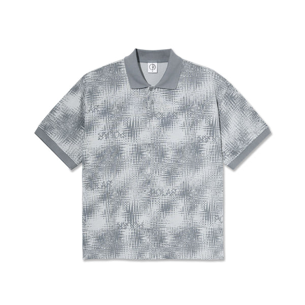 Polar Skate Co Surf Polo Shirt | Scribble (Silver) - S
