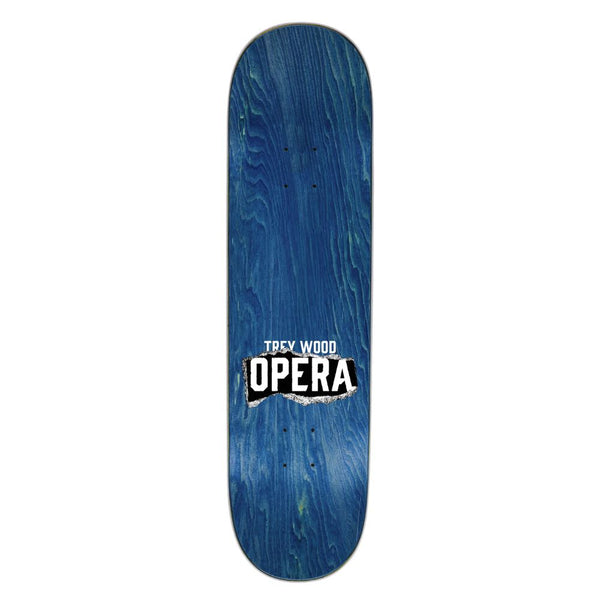 Opera Wood Spider EX7 Black / Green Skateboard Deck - 8.25