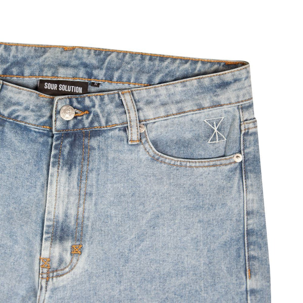 Sour Solution Loose Jeans Light Blue