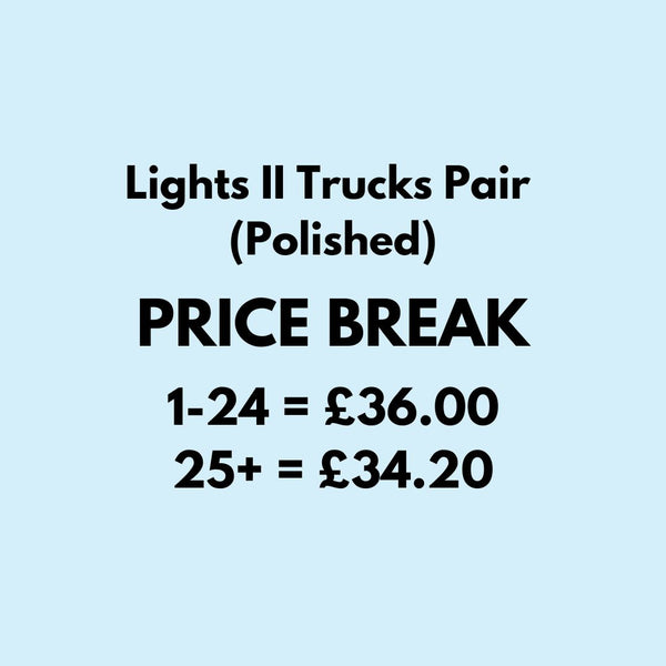 Thunder Lights II (Polished) Skateboard Trucks - 148 (5.5