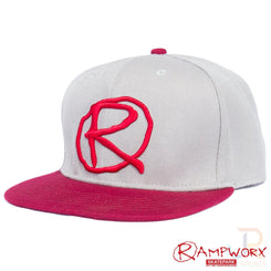 Rampworx Snapbacks LE 97.5 - Grey / Grey / Burgandy
