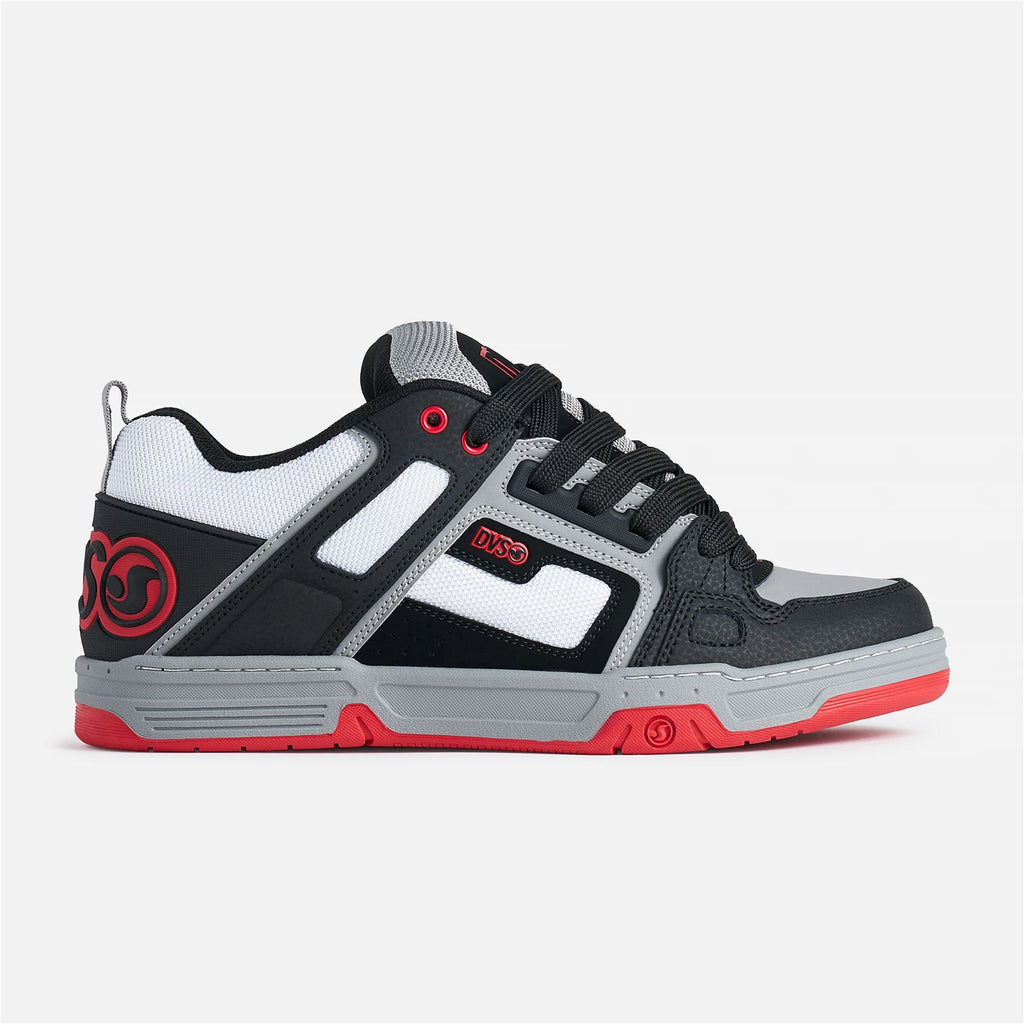 DVS Comanche Skate Shoes Black White Charcoal