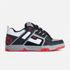 DVS Comanche Skate Shoes Black White Charcoal