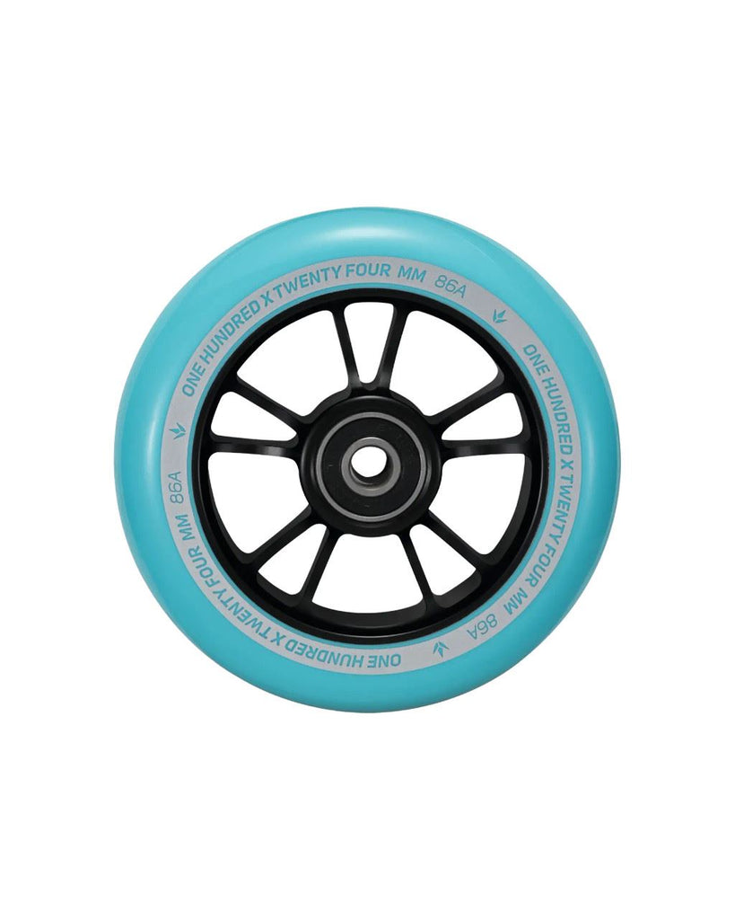Blunt 100mm - Black / Teal Scooter Wheels