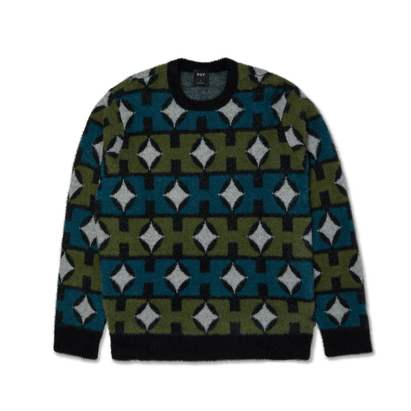 Space Age Crewneck Sweater (Pine)