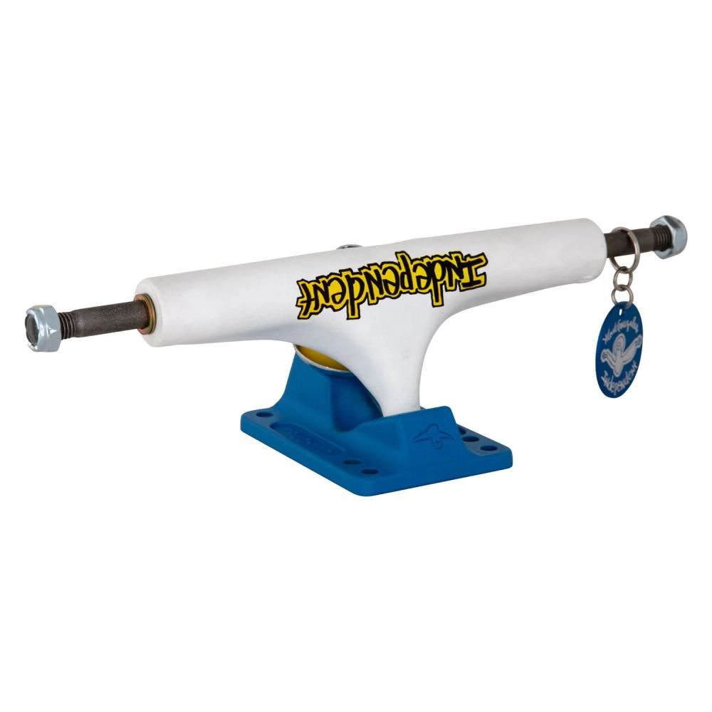 Independent Skateboard Trucks 146 Stage 4 Pro Mark Gonzalez White / Blue - 146 - Skatewarehouse.co.uk
