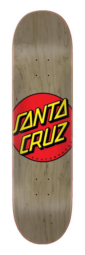 Santa Cruz Logo Classic Dot Skateboard Deck - 8.375