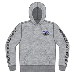 A Bi-Plane Hoodie Ash - Skatewarehouse.co.uk