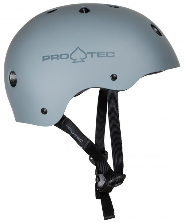 Pro-Tec Helmet Classic Cert - Matte Grey - Skatewarehouse.co.uk