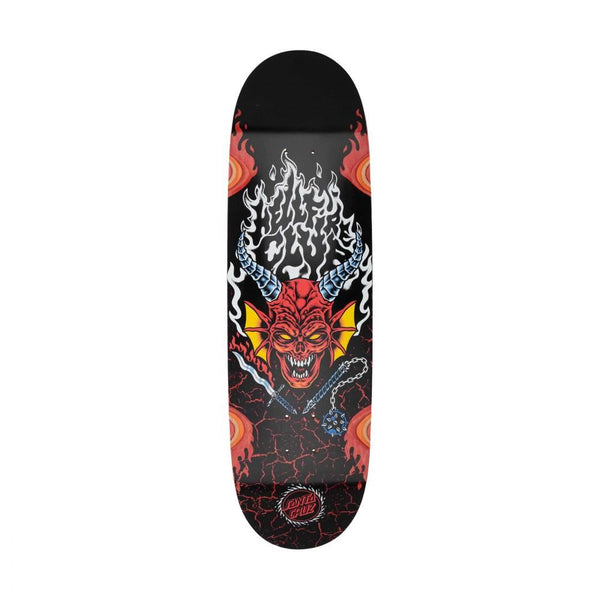Santa Cruz ST Stranger Things Hellfire Flame Skateboard Deck - 9.0