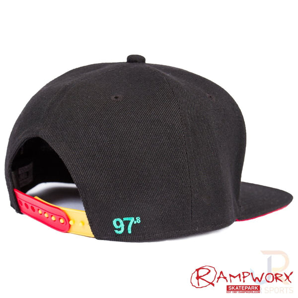 Rampworx Snapbacks LE 97.8 - Black / Rasta / Black