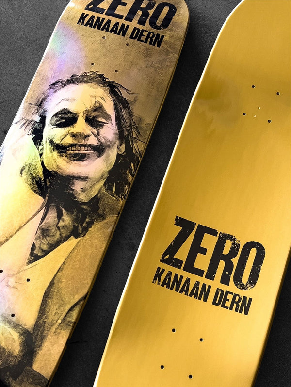 Zero Joker Kanaan Dern Bronze Iridescent Skateboard Deck - 8.5