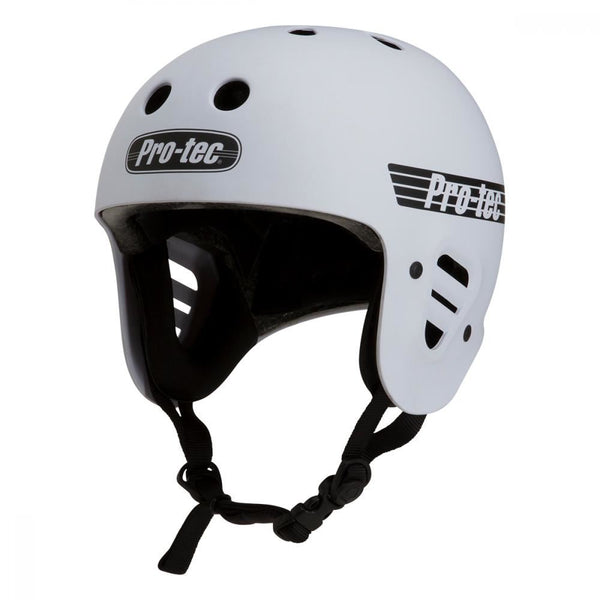 Pro-Tec Helmet Full Cut Cert - Matte White - Skatewarehouse.co.uk