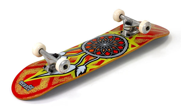 Enuff Dreamcatcher Orange Yellow Junior Complete Skateboard - 7.25