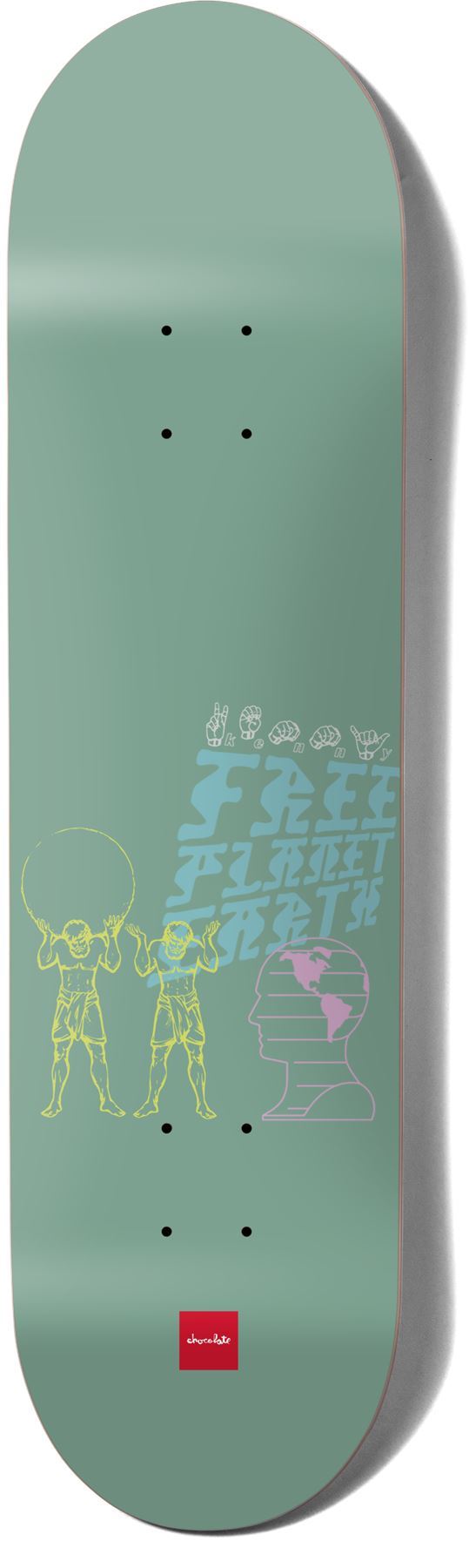 Chocolate Free Planet Earth Kenny Anderson x Venom Custom Complete Skateboard - 8.0