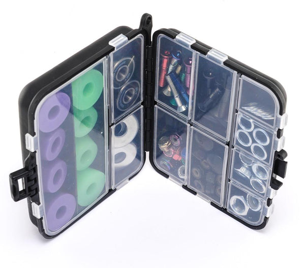 Venom Skateboards 47pc Premium Hardware Gift Pack inc Storage Box - Skatewarehouse.co.uk