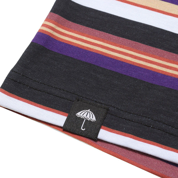 Helas Rayures Tee (Purple / Black) - S