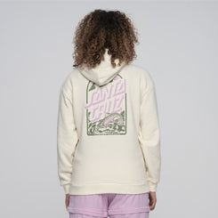 Santa Cruz Womens Hood Retreat Hood - Off White - Skatewarehouse.co.uk