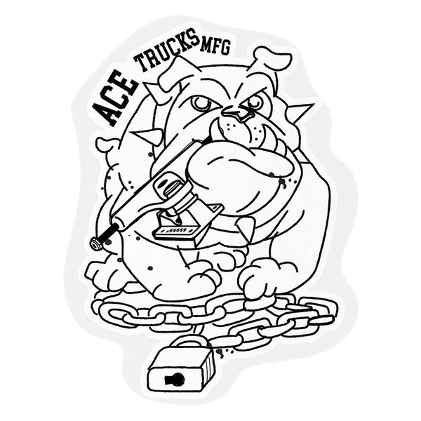 Ace Bulldawg Sticker 3.5" (20 Pack)