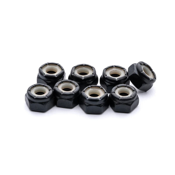 Paris Nylon Lock Nuts - Black (8 Pack) Accessories